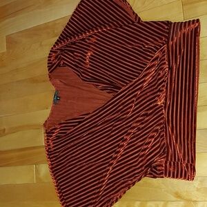 Dynamite- Crop dressy volour top - medium